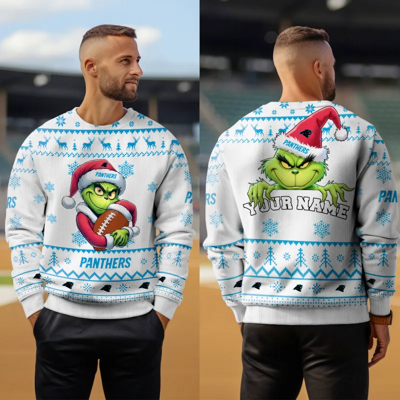 Carolina Panthers Ugly Christmas Sweater 5