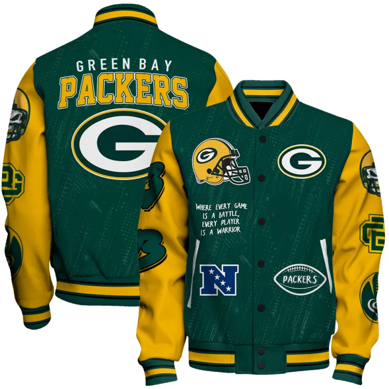 Green Bay Packers Varsity Jacket