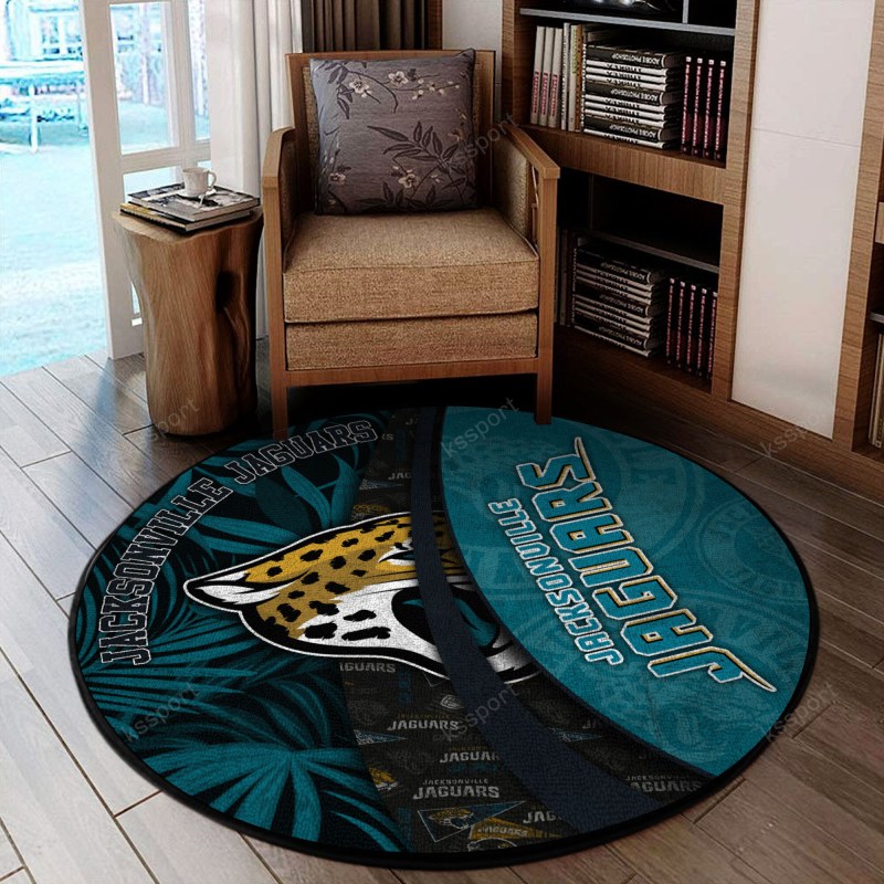 Jacksonville Jaguars Round Rug