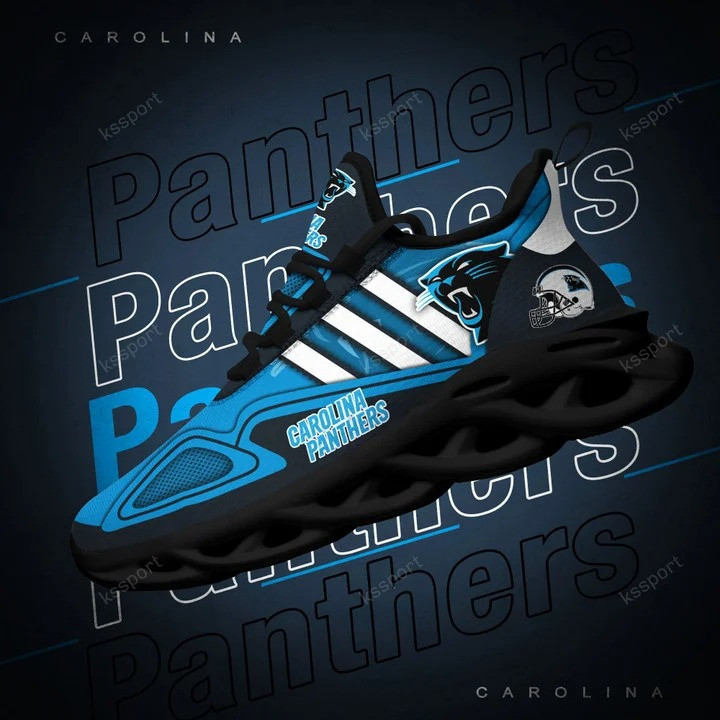Carolina Panthers Yezy Running Sneakers