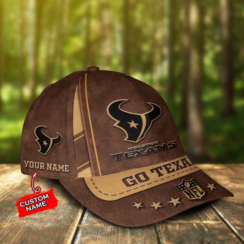Another view of Houston Texans Personalized Classic Cap