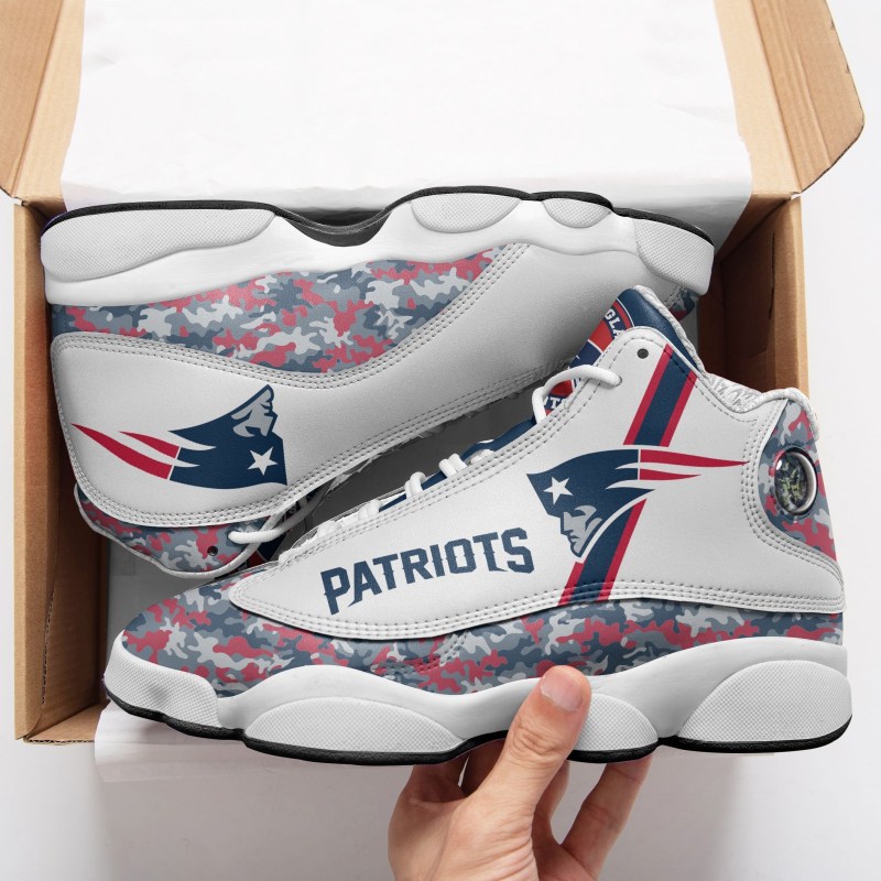 New England Patriots Air JD13 Sneakers