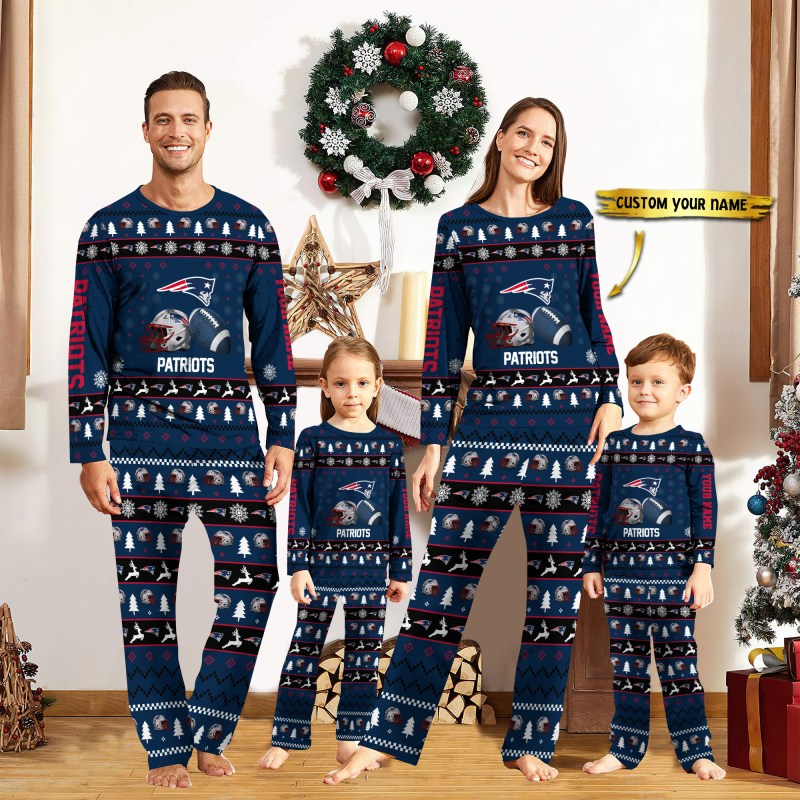 Personalized New England Patriots Pajamas