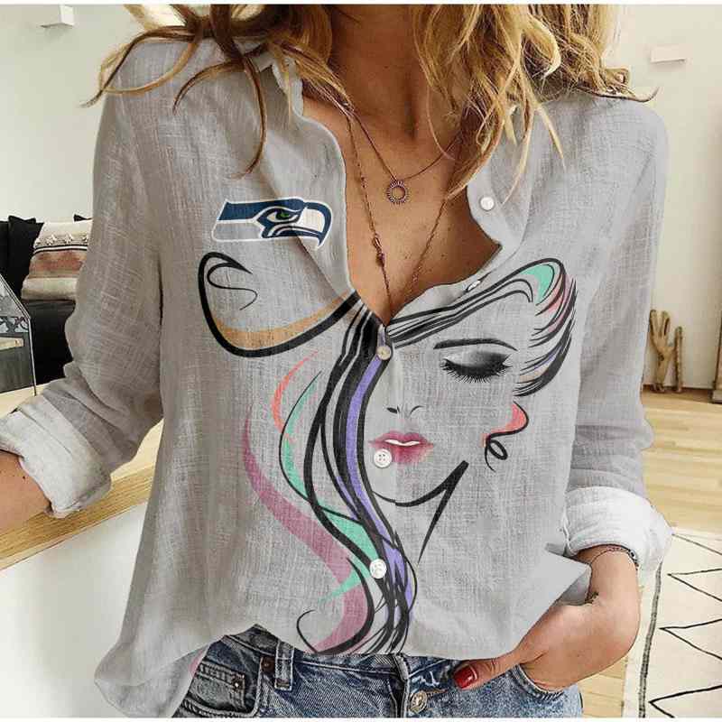 Seattle Seahawks Woman Shirt Side View