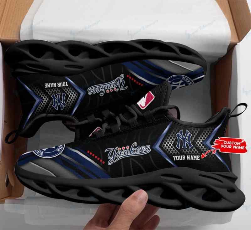 New York Yankees Personalized Yezy Running Sneakers 3