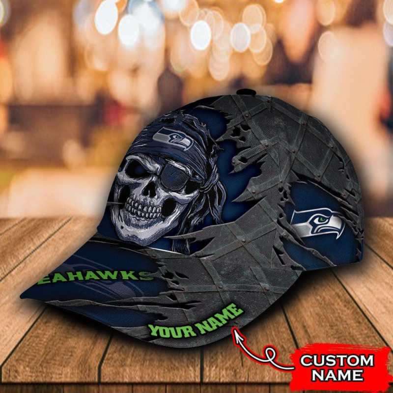 Seattle Seahawks Personalized Classic Cap