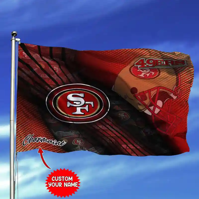 San Francisco 49ers Personalized Flag
