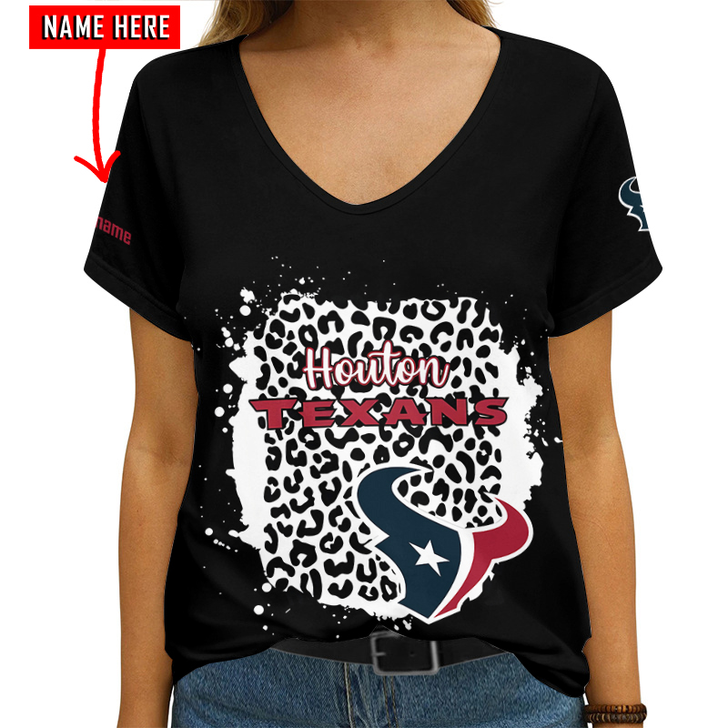 Houston Texans V-neck T-shirt Image 2