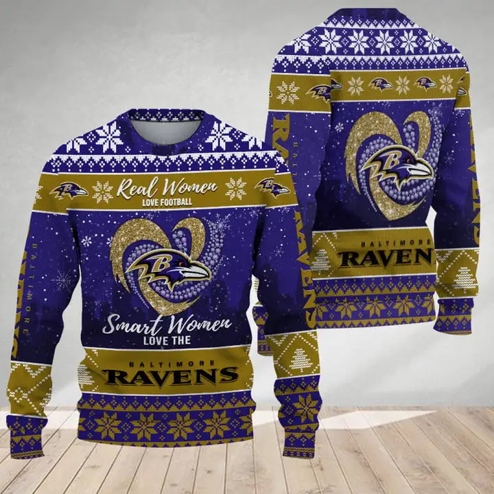 Baltimore Ravens Woolen Sweater Detail