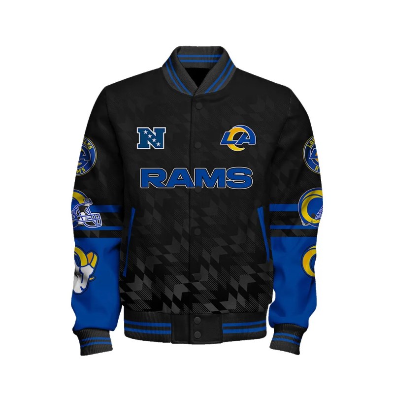 Los Angeles Rams Jacket Back View