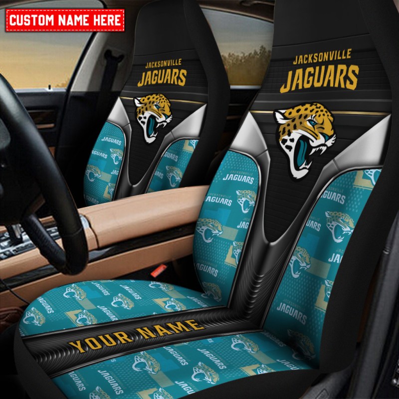 Jacksonville Jaguars Personalized Car Seat Covers
