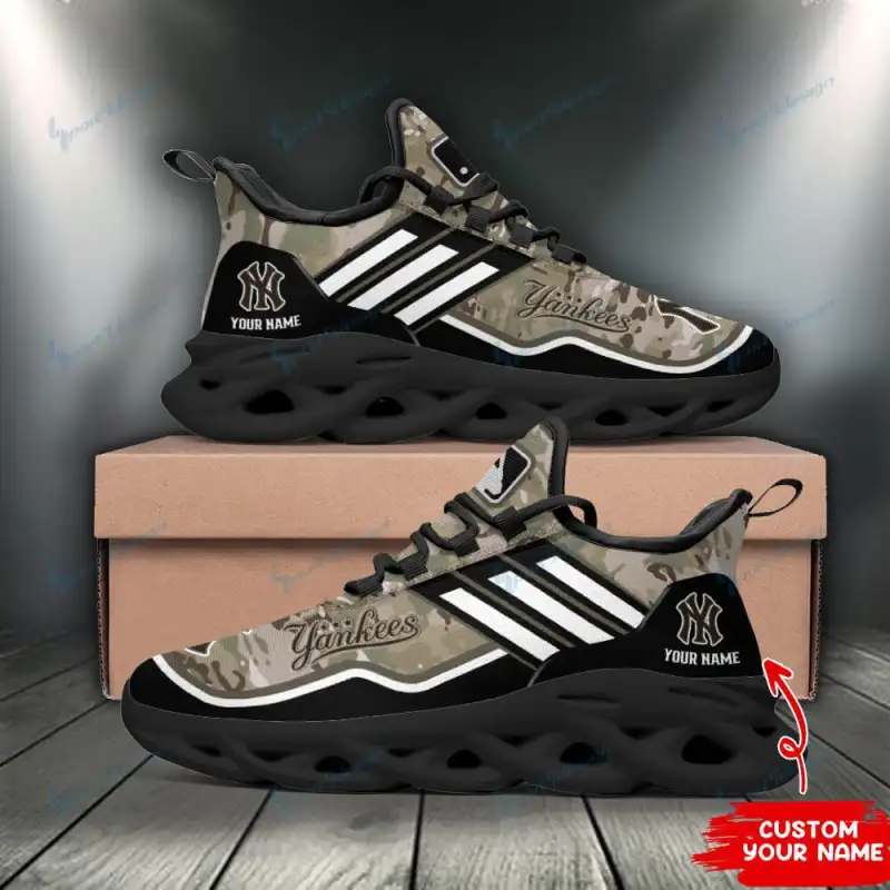 New York Yankees Personalized Yezy Running Sneakers SPD85