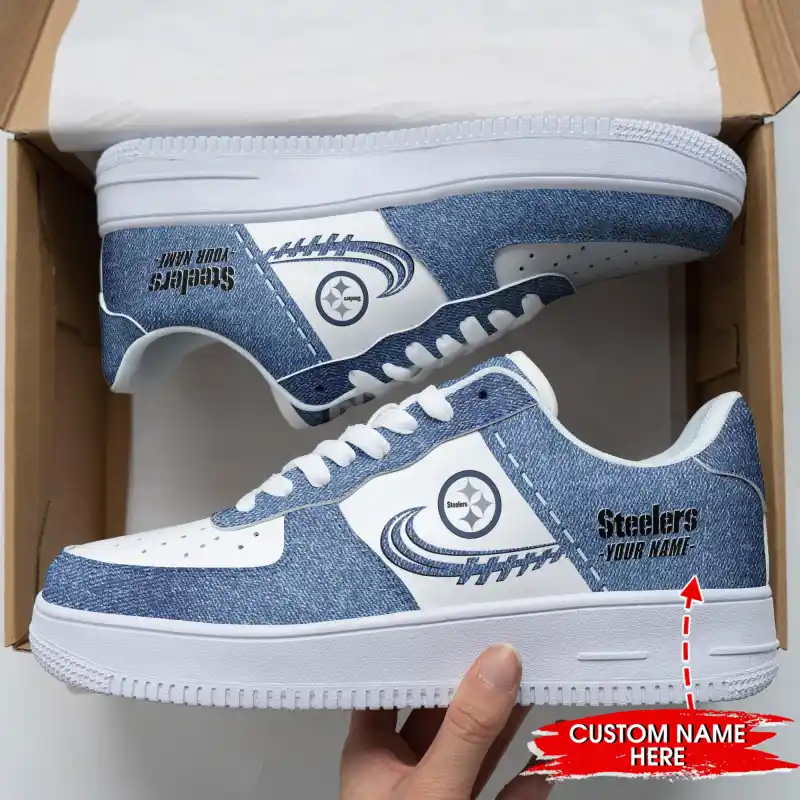 Personalized AF1 Shoes for Steelers Fans