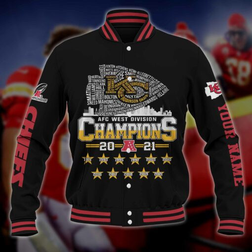 Kansas City Chiefs Baseball Jacket