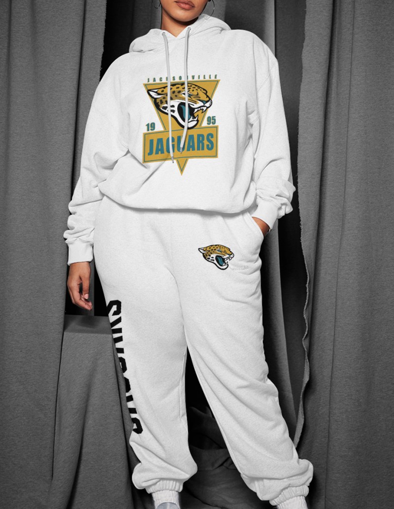 Jacksonville Jaguars Combo Pullover Hoodie and Sweatpants Image