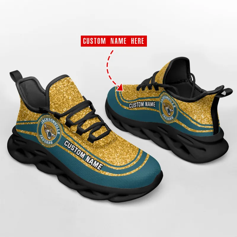 Jacksonville Jaguars Personalized Yezy Running Sneakers Lifestyle