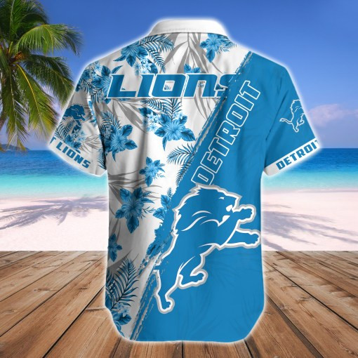 Detroit Lions Button Shirt Side View