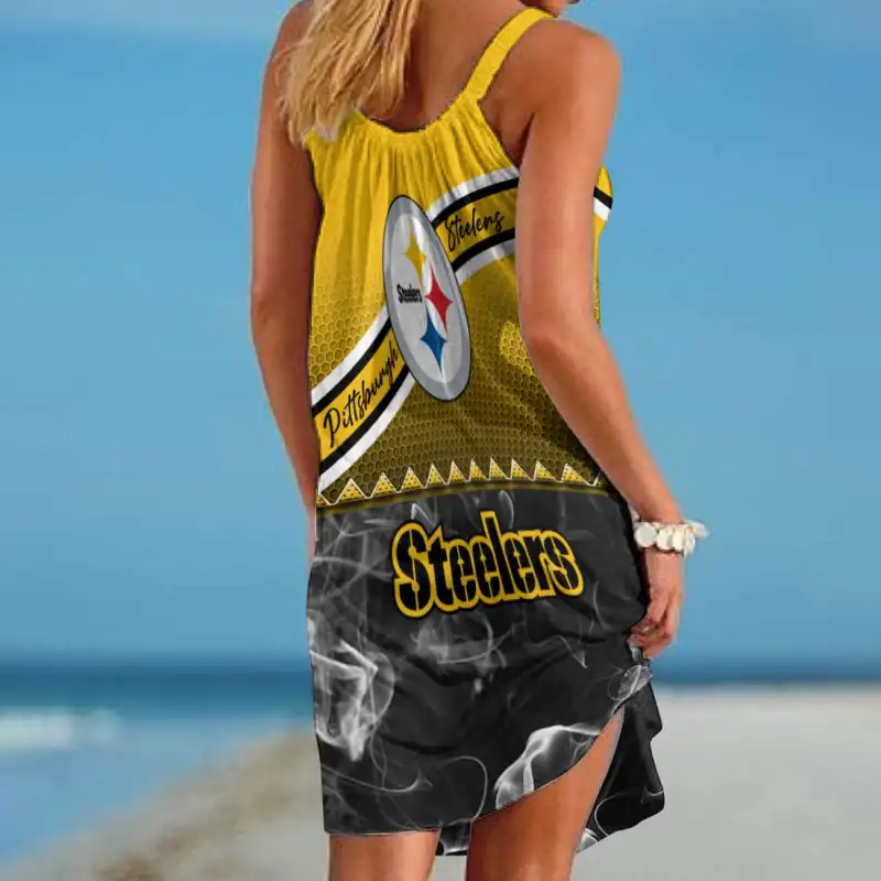 Pittsburgh Steelers Beach Dress Image 2