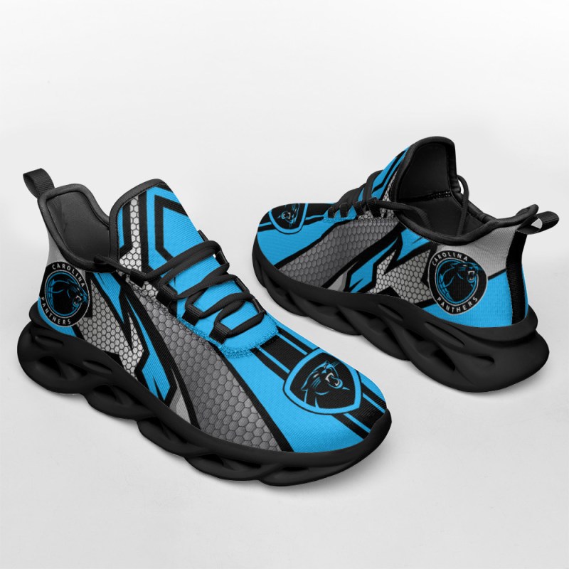 Carolina Panthers Yezy Running Sneakers