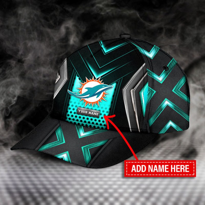 Miami Dolphins Personalized Classic Cap