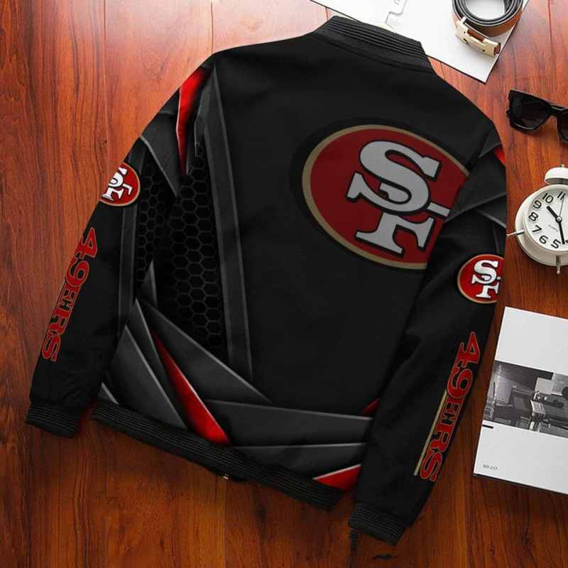 San Francisco 49ers Bomber Jacket Side View