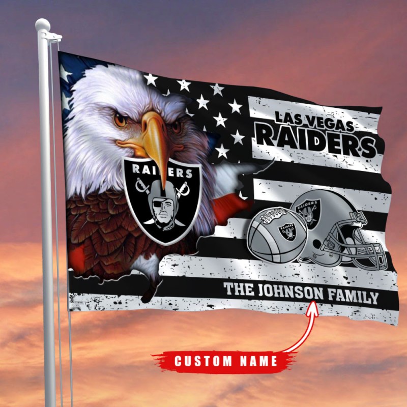Custom Las Vegas Raiders Flag