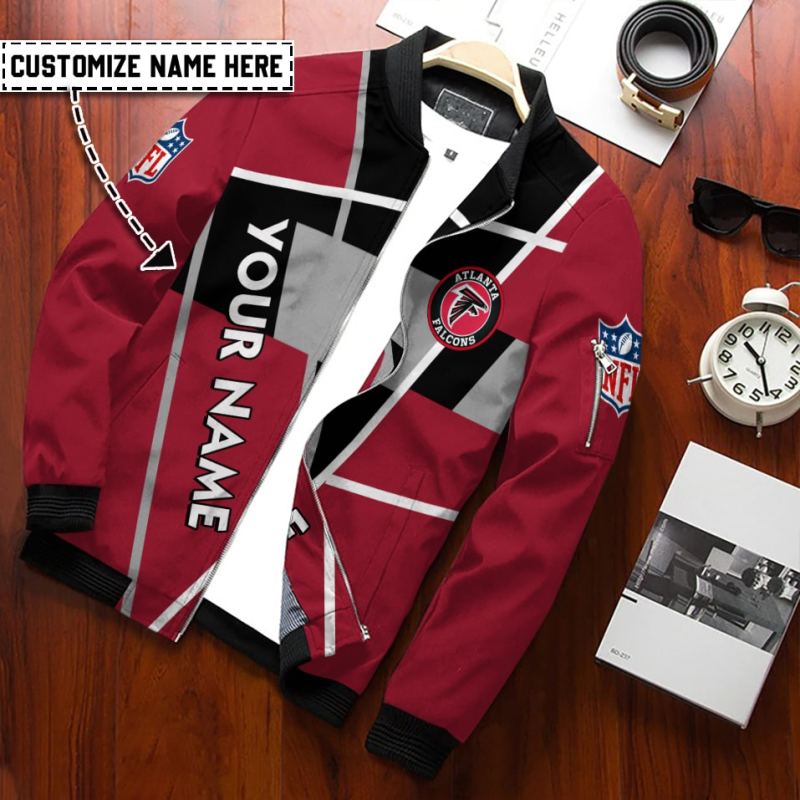 Atlanta Falcons Bomber Jacket Back