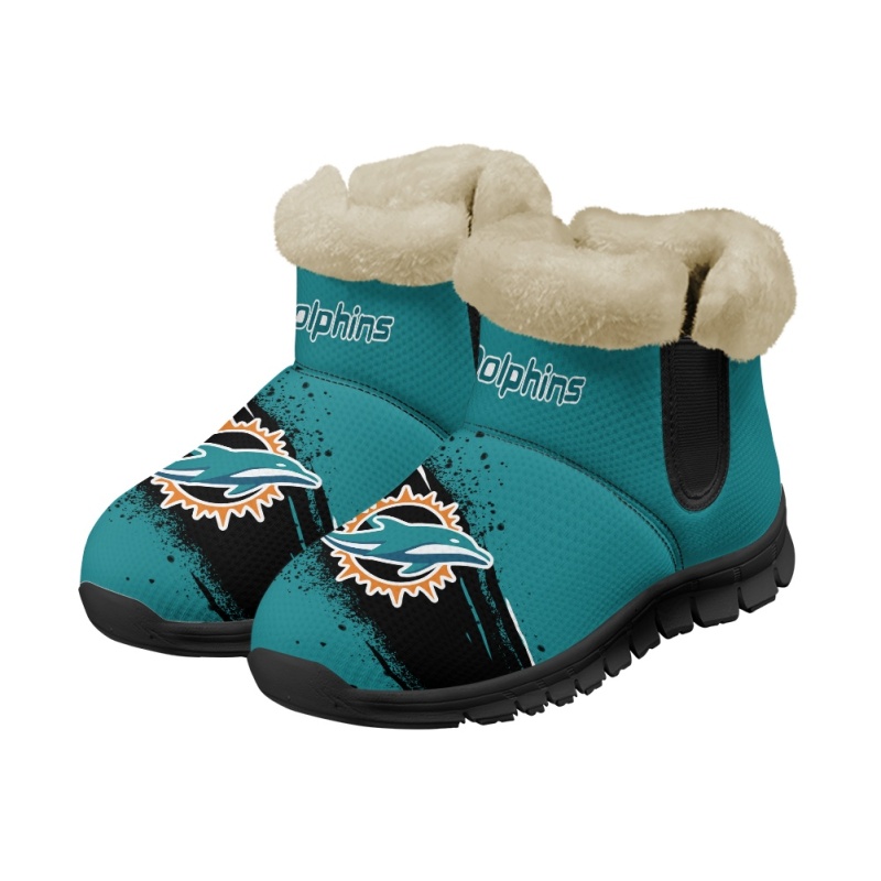 Miami Dolphins Comfy Winter Snow Boots 7