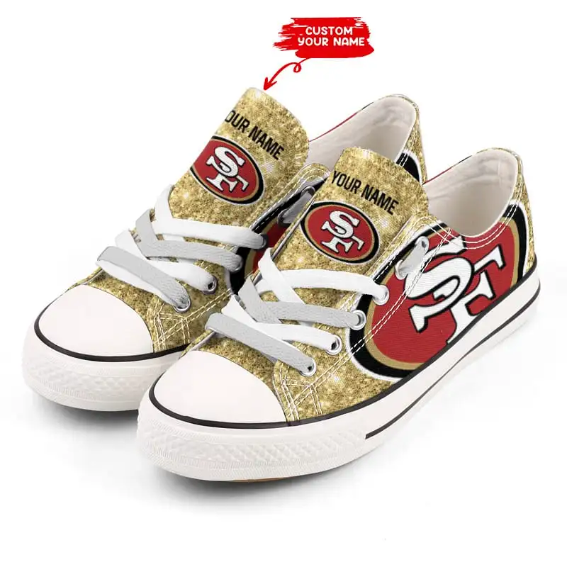 San Francisco 49ers Personalized New Low Top