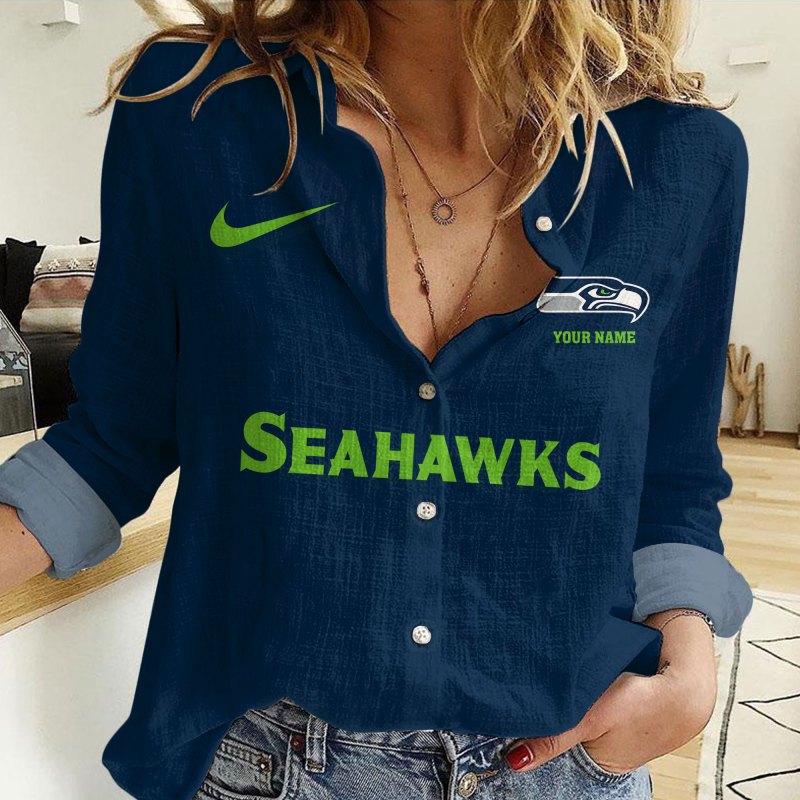 Seattle Seahawks Personalized Women's Shirt