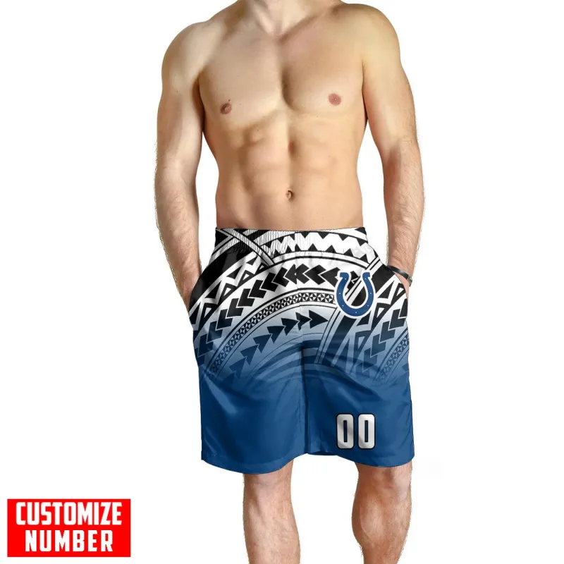 Indianapolis Colts Personalized Men Shorts Image 1