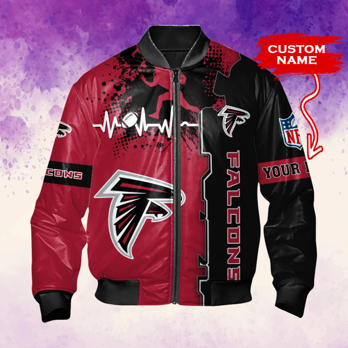 Atlanta Falcons Bomber Jacket Side View