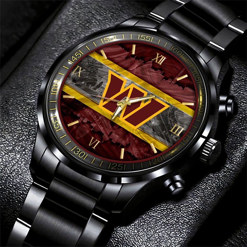 Washington Commanders Black Fashion Watch