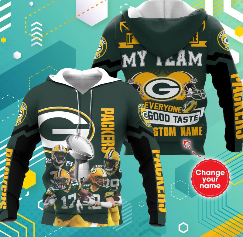 Green Bay Packers Personalized All Over Printed Ugly Christmas Sweater