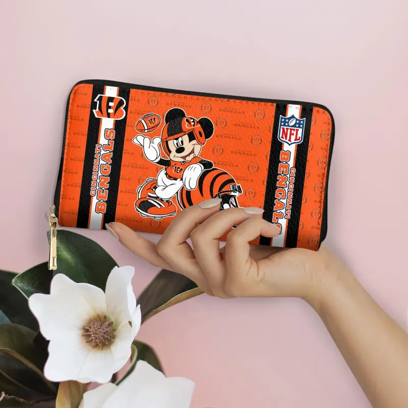 Cincinnati Bengals Women's Wallet Mockup