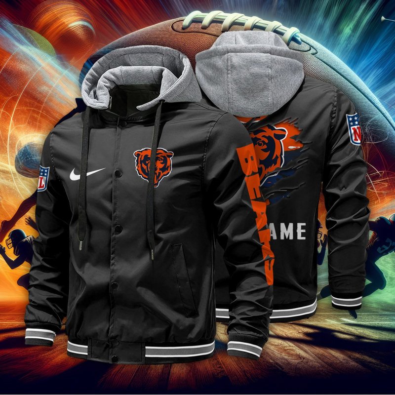 Chicago Bears Jacket with Hood