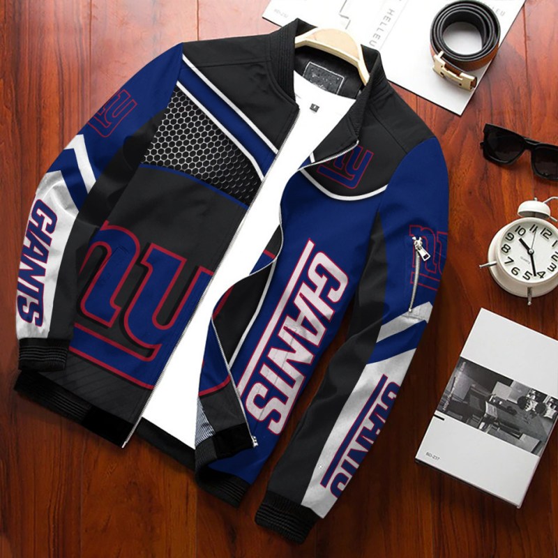 New York Giants Personalized Bomber Jacket