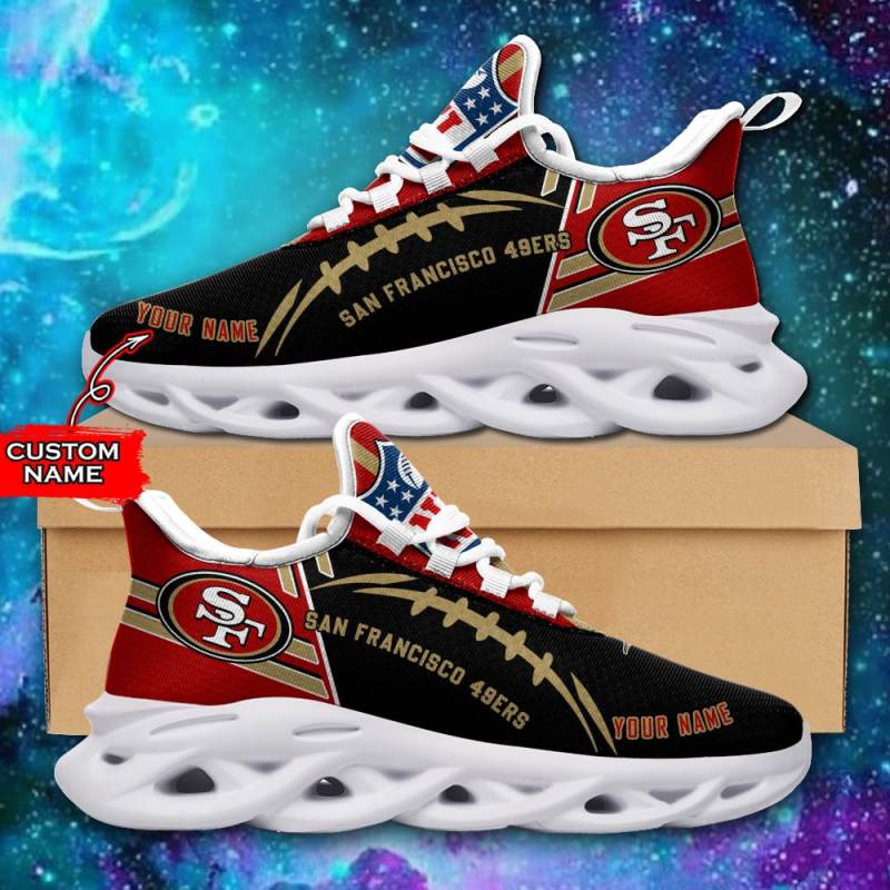 San Francisco 49ers Personalized Yezy Running Sneakers
