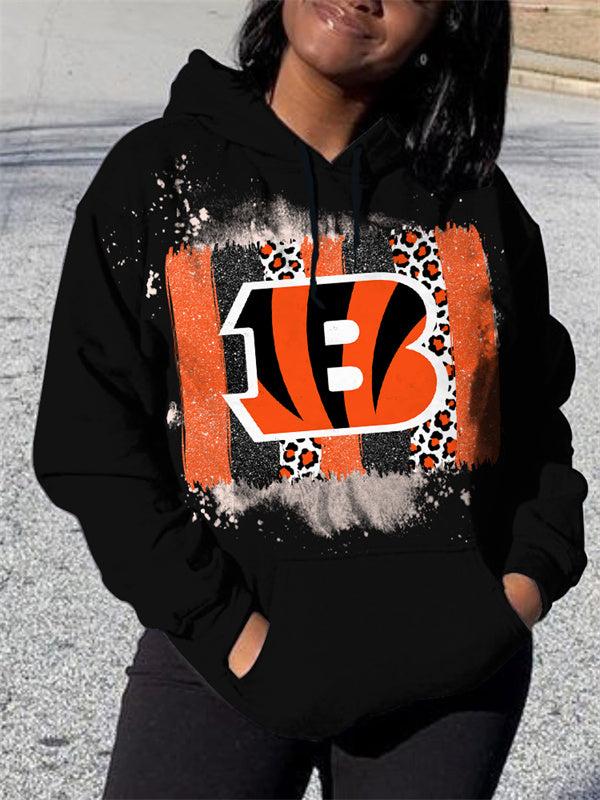 Cincinnati Bengals 3D Printed Pocket Pullover Hoodie