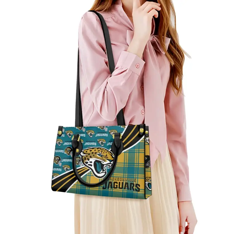 Jacksonville Jaguars Leather Hand Bag BBLTHB252