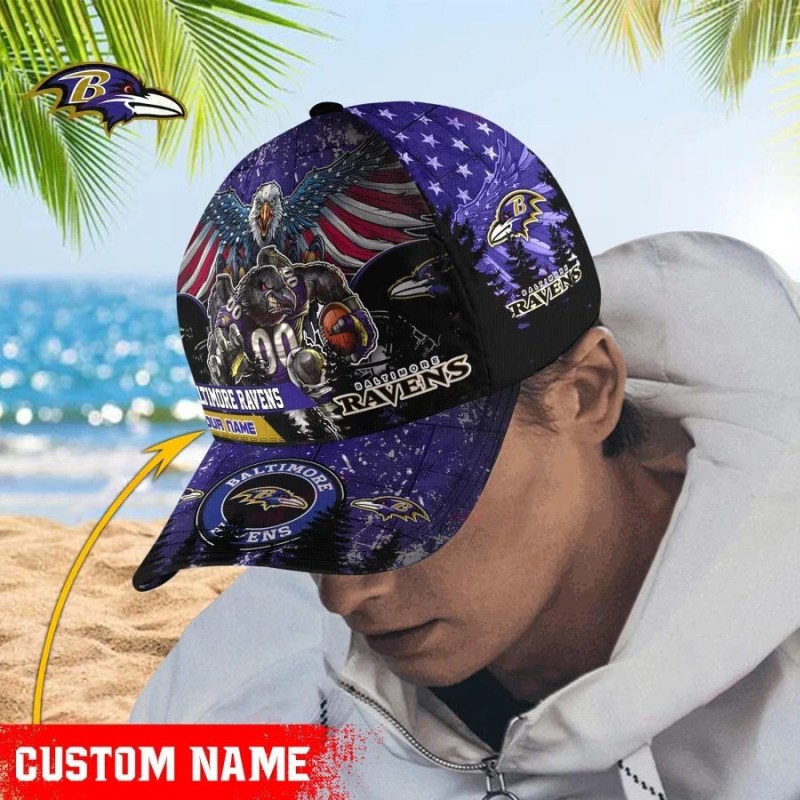 Baltimore Ravens Classic Cap Side View