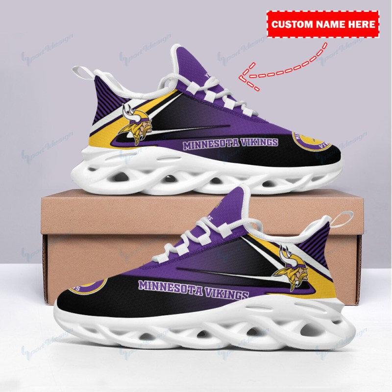 Minnesota Vikings Personalized Yezy Running Sneakers