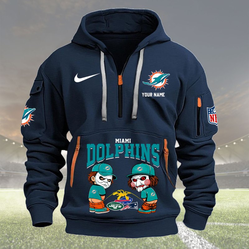 Navy Miami Dolphins Hoodie