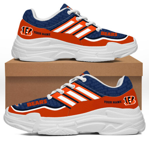 Chicago Bears Personalized Chunky Sneakers