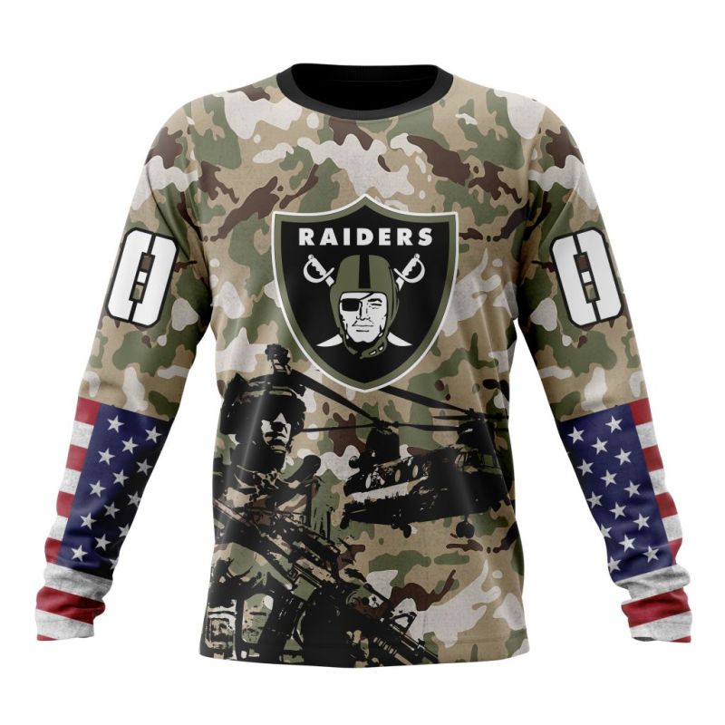Las Vegas Raiders Long Sleeve Front