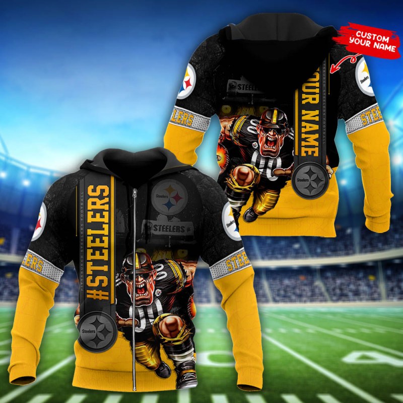 Pittsburgh Steelers Customized Hoodie Back