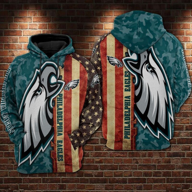 Philadelphia Eagles Camo Hoodie