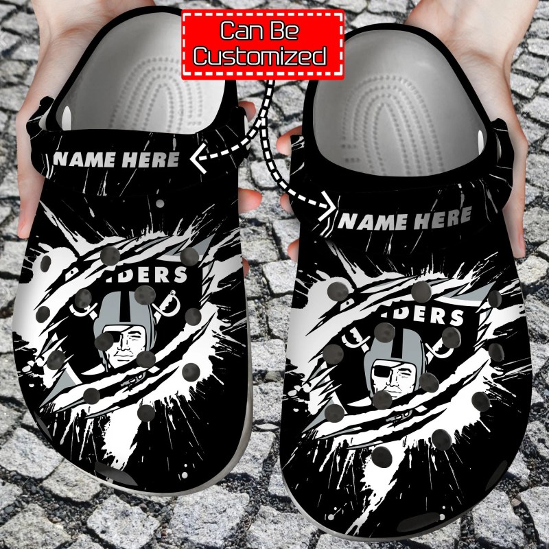 Las Vegas Raiders Personalized Limited Clog