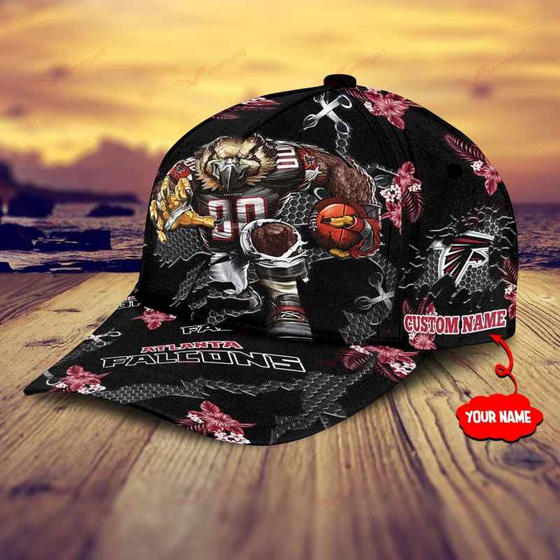 Atlanta Falcons Personalized Classic Cap Side View