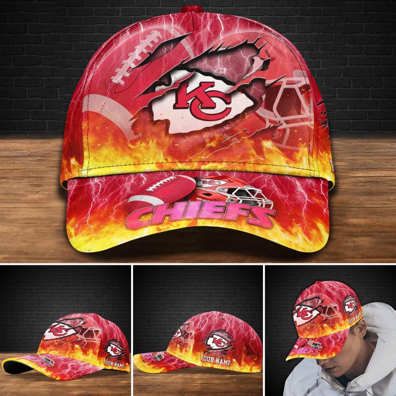 Kansas City Chiefs Personalized Classic Cap